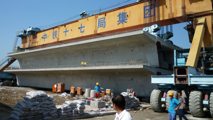 京沪高铁武清梁场存梁台座地基加固工程